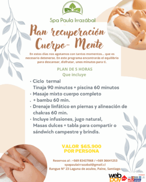 Plan Recuperación Cuerpo y Mente